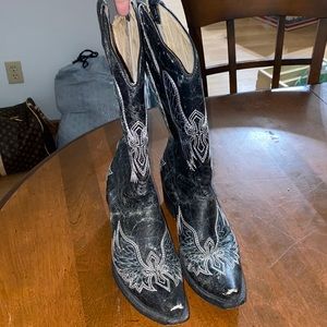 Circle G black boots size 10